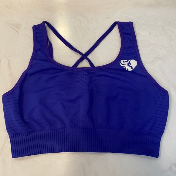 Women’s Best Power Seamless Sports Bra in Royal Blue - Picture 2 of 4
